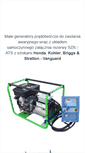 Mobile Screenshot of generatory.pradotworcze.pl